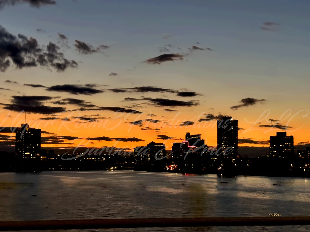 No. 183 Sunset Silhouette City U3P25452
